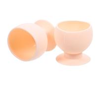 Housoutil 2 Piezas Protector de Pomo de Puerta para Pared, Tope Anticolisión de Silicona Rosa, Elástico, Ventosa, para Detrás del Pomo Puerta del Frigorífico