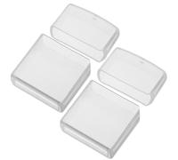 Housoutil 2 Piezas Protector para Mechero de Plástico Transparente Funda Resistente para Encendedor de Humo y de Queroseno Compatible con Zippo para Almacenamiento