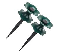 Housoutil 2 Piezas Soporte para Manguera de Jardín Púas Guía de Plástico Resistente para Césped y Plantas, Protección contra Daños Césped en Jardín y Patio