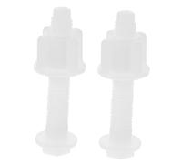 Housoutil 2 piezas Tornillos para Asiento de Inodoro de Material Pom de Fijación Segura para Bisagras de Tapa Wc Accesorios de Reparación para Tapadera Wc Roca