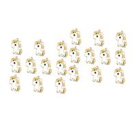 Housoutil 2 series Dijes De Aleación De Unicornio Para Hacer Joyas Colgantes De Moda Dijes De Aleación Coloridos 10 piezas*2
