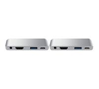 Housoutil 2 Uds Concentrador De Carga USB C Adaptador De Auriculares Adaptador De Concentrador Adaptador De Carga PD Concentrador Tipo USB Adaptador De Auriculares Concentrador para