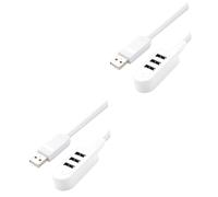 Housoutil 2 Uds Hub Multipuerto Hub Micro USB Puerto De Carga Micro USB Cargador Micro USB Cargadores USB Transferencia De Datos Hub USB Hubs USB Cable De Extensión USB Viaje Mini Hub Hub