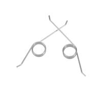 Housoutil 2 Unidades de Muelles de Torsión Metálicos Resistentes para Tapa de Cubo de Basura Resorte de Repuesto Compacto 06X7 MM para Apertura Fácil y Compatible Cubos Abatibles