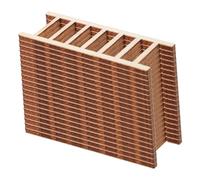 Housoutil 20 Piezas Adornos De Escalera De Madera Casa Caminar Muñecas Paso Mini Cosa Jugar Delgado Pequeño Interior Diminuto Tubo De Subida Muebles Escalera Paisaje Modelo De Escalera Beige