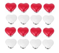 Housoutil 20 piezas Botón Pulsador para Tanque de Inodoro con Diseño Forma de Corazón Ayuda para Mujeres con Uñas Largas Función Silenciosa y Levantador de Tapa Fácil Instalación y
