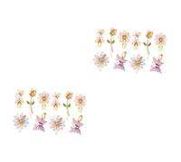 Housoutil 20 Piezas horquilla pasador de pelo de metal accesorios para el cabello de niña tiara pasadores de mariposas accesorios para el cabello para niñas pequeña margarita sombrerería