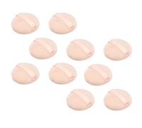 Housoutil 20piezas Esponjas Cosméticas Faciales para Maquillaje Almohadillas Redondas de Alta Durabilidad Aplicadores de Polvo para Mujeres Herramienta Práctica y Compacta
