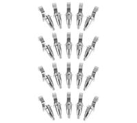 Housoutil 20piezas Ganchos para Colgar Obras De Arte De Aleación De Zinc Ganchos De Alambre Ajustables para Colgar Cuadros para Exhibiciones De Arte Galerías