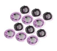 Housoutil 20piezas Tocado de Ballet Redecilla Elástica Invisible Bordes de Encaje Morado para Recitales y Exámenes de Danza Accesorios para Cubrir el Pelo