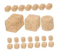 Housoutil 24 Piezas Mini Fardos de Heno Decorativos para Casa de Muñecas y Jardín Modelo Realista de Paja Artesanal para Escenas de Granja Accesorios DIY Versátiles