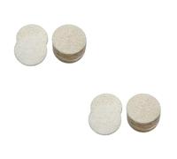 Housoutil 24piezas Esponjas De Loofah Para Limpieza Facial y Almohadillas De Desmaquillado De Material Natural Secado Rápido