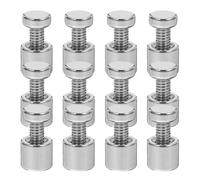 Housoutil 24piezas Tornillos de Separación para Colgar Cuadros Accesorios Resistentes para Montaje Pared Fijaciones de Separación para Marcos Acrílicos y Carteles Kit de Tornillos Porta
