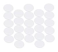 Housoutil 25 Piezas de Cubierta de Esfera de Reloj Hoja de Círculo de Disco Redondo Material de Reparación de Relojes Tapas de Reloj para