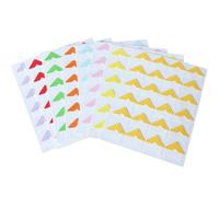 Housoutil 26 Hojas Esquinas de Foto Autoadhesivas Kraft de Pegatinas para Álbumes Accesorios de Scrapbooking Diy Decoración Vintage para Fotos Negro Dorado Blanco entre Otros