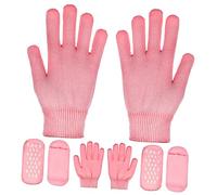 Housoutil 2juegos Conjunto Calcetines Hidratantes Para Spa Guantes y Calcetines Terapéuticos Cuidado De Pies y Manos