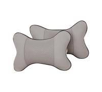 Housoutil 2piezas Almohada Cervical para Auto Almohadas de Hueso Ergonómicas Cojín de Descanso y Transpirable para Conductor para Viajes Coche y Uso Diario