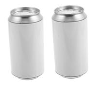 Housoutil 2piezas Botes De Metal Con Tapa Para Hucha Infantil Para Pintar y Organizar Objetos Pequeños Lata De Almacenamiento Decorativa y Resistente
