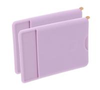 Housoutil 2piezas Tarjetero para Teléfono Móvil Billetera Adhesiva para Celular Bolsillo Trasero para Smartphone Soporte para Tarjeta De Crédito y Dinero