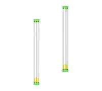 Housoutil 2piezas Tubo de Almacenamiento para Flotadores de Pesca Transparente Duradero con Esponja Portátil y Flexible Accesorio Práctico para Equipo de Pesca y Color Aleatorio