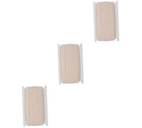 Housoutil 3 Cinta de Encaje de Algodón de Yardas Decorativa para Manualidades y Costura para Cortinas Manteles y Ropa
