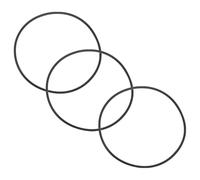 Housoutil 3 Piezas Almohadillas Protectoras Redondas de Goma Antideslizantes para Patas de Taburete de Bar Reducción de Vibraciones, Ideales para Restaurantes y Otros Locales