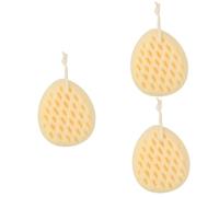 Housoutil 3 Piezas Bola De Baño Esponjas Para Limpiar Lindas Esponjas De Baño Esponja Vegetal Puf Exfoliante Depurador De Limpieza De La Piel Ducha Uso Esponja Cuerpo Dacrón Perder Almohadón