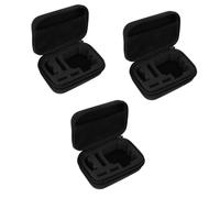 Housoutil 3 Piezas Bolsa De Almacenamiento De La Cámara Bolso Bandolera para Cámara Artículos De Aseo Pequeño Estuche para Cámara Accesorios Estuche Rígido para Cámara Zumbido Caso Black
