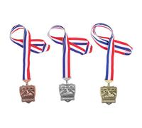 Housoutil 3 Piezas Medallas de Premio de Ganador para Competición de Natación en Aleación de Zinc Estilo Antiguo y Fácil de Llevar para Escuela y Comunidad
