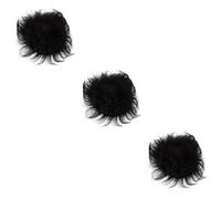 Housoutil 3 Piezas Pieza De Peluca Calva Tops De Damas Cofres Para Horquillas Pelucas De Diadema Láminas Para El Cabello Clips De Peluquín Venda Reemplazar Hombre Pelo De Verdad