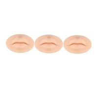 Housoutil 3 Piezas práctica de de de cuero labio falso portátil piel de labios falsos practica de tatuajes en los labios práctica de tatuajes profesionales de labios suave 3d