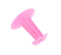 Housoutil 3 Piezas Reposadedos Polaco de Plástico Rosa para Práctica de Gel y Acrílico, Soporte Estable para Uñas, Adecuado para Artistas y Principiantes en Manicura