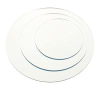 Housoutil 3 Piezas Tablero Acrílico Espejo para Fotografía Redondo Reflectante para Fondos Accesorios para Fotos de Alimentos Cosméticos y Joyería Diseño Duradero y Práctico