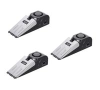 Housoutil 3 Piezas Tope de Puerta Portátil con Alarma de Presión Antirrobo para Seguridad Casa Hotel y Diseño Compacto y Antideslizante