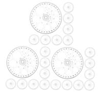 Housoutil 3 Series Plantilla De Protractor Escuela Transportador Claro Aula Transportador De 360° Protractores Transportador De 360 Grados Medición Herramienta PD Transparente 8 Piezas X 3