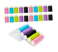 Housoutil 30 Piezas Esponja Punta De La Pluma Que Puntea Puntas De Pluma De Arte De Uñas Pintar Con Los Dedos Embadurnadores De Pintura De Espuma Manicura Manija De Plastico Punteado