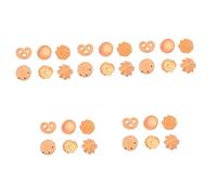Housoutil 30 Piezas horquilla de galleta pasadores de pelo para niñas pinzas para el cabello niña accesorios para el cabello para niñas pasadores divertidos alimento galletas Costillas niño