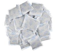 Housoutil 30 Piezas Paquete Desecante de Gel de Sílice, Bolsas Desecantes de Tela No Tejida, 50g, para Alimentos y Prendas de Vestir, para Coches y Armarios