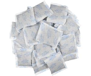 Housoutil 30 Piezas Paquete Desecante de Gel de Sílice, Bolsas Desecantes de Tela No Tejida, 50g, para Alimentos y Prendas de Vestir, para Coches y Armarios