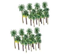 Housoutil 36piezas Modelo Árboles Miniatura para Maquetas Trenes y Paisaje Árboles Decorativos Artificiales para Dioramas y Construcción Altura Variada para Proyectos DIY