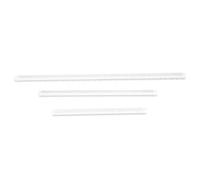 Housoutil 3piezas Reglas Transparentes De Medición para Estudiantes Herramienta De Dibujo Técnico con Superficie Lisa y Resistente para Bachillerato Arquitectura y Diseño Portátiles y Fácile