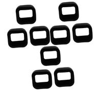 Housoutil 3sets Funda De Cámara Protector De Silicona para Cámara para Cámara Pararse Cubierta De La Cámara De Seguridad Cubierta De Cámara De Silicona Black 3pcs*3