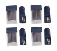 Housoutil 4 Of Replacement Cores For Compasses With Lightweight Pencil Sharpeners For School And Office Use