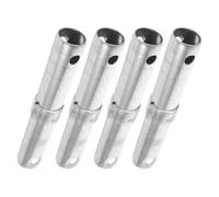 Housoutil 4 Piezas de Conectores de Andamios de Acero Galvanizado, Accesorios Móviles para Andamios de Metal Pasador de Bloqueo para Entornos de Construcción