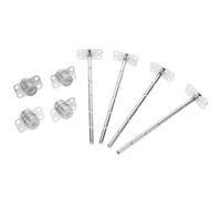 Housoutil 4 Piezas Elevador de Reposacabezas para Sofá Varilla de Hierro 18 Cm Ajuste de Altura para Mecanismo de Elevación Repuesto para Muebles de Sala de Estar