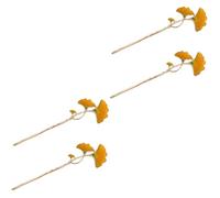 Housoutil 4 Piezas Horquilla pinzas para el cabello metalicas tocado de estilo antiguo pasadores de pelo pinzas de cabello palos de pelo moño palos de pelo de mujer Estilo chino bollo Japón
