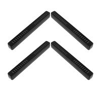 Housoutil 4 Piezas Humidificador de Caja para Cigarros Negro de Plástico Retención de Humedad a Largo Plazo para Armarios y Estuches de Viaje
