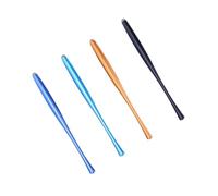 Housoutil 4piezas Lápiz Táctil Capacitivo con Punta Reemplazable para Teléfonos y Tabletas Herramienta De Escritura De Metal Colores Mezclados