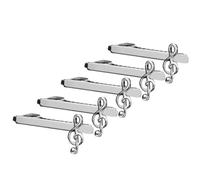 Housoutil 5 de para Hombre en Aleación de Zinc con Diseño de Musical Agarre Fuerte y Fácil de Usar para Ocasiones Formales y Trabajo