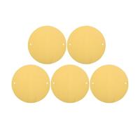 Housoutil 5 Piezas de Paños Absorbentes Redondos para Arcilla Diseño de Doble Orificio, Base Estable de Pva para Torno de Cerámica, Adecuado para Estudios de Alfarería en Casa
